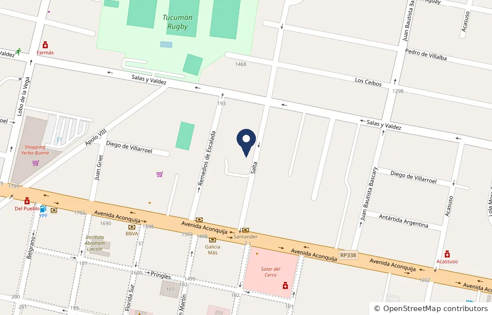 Mapa: Salta 64, Yerba Buena